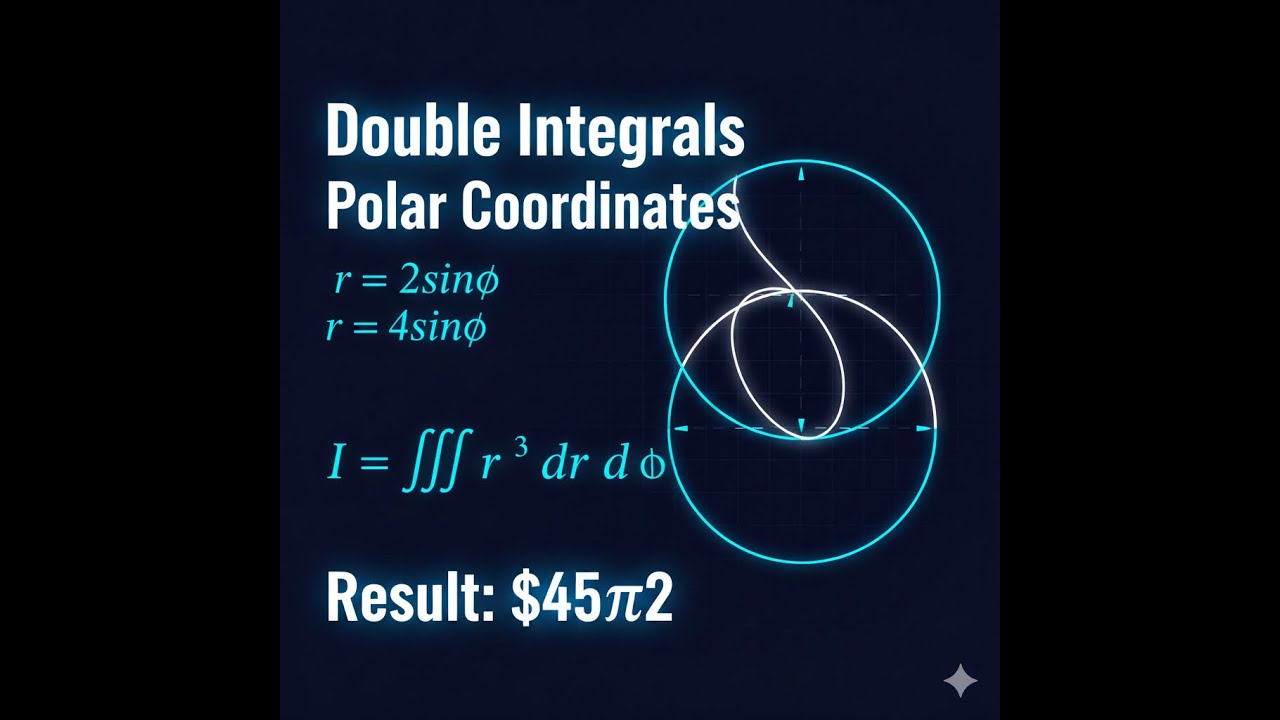 area between 2 circles in double integral/JNTUH Engineering maths