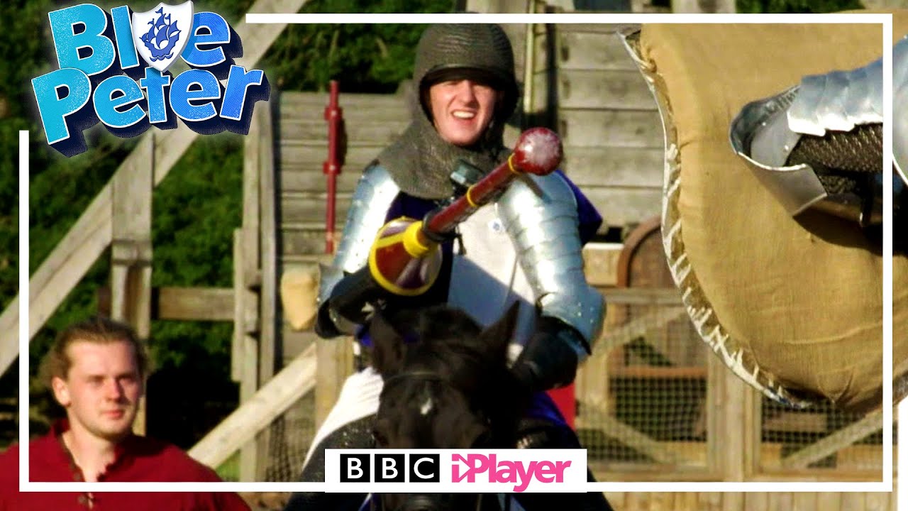 Adam and Mwaksy do the JOUSTING CHALLENGE | Blue Peter