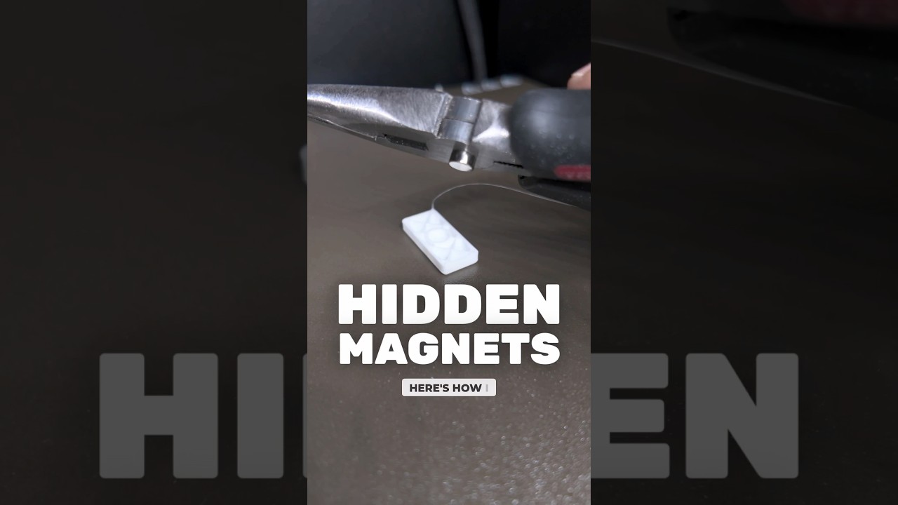 Embed Magnets into 3D Prints 🧲
