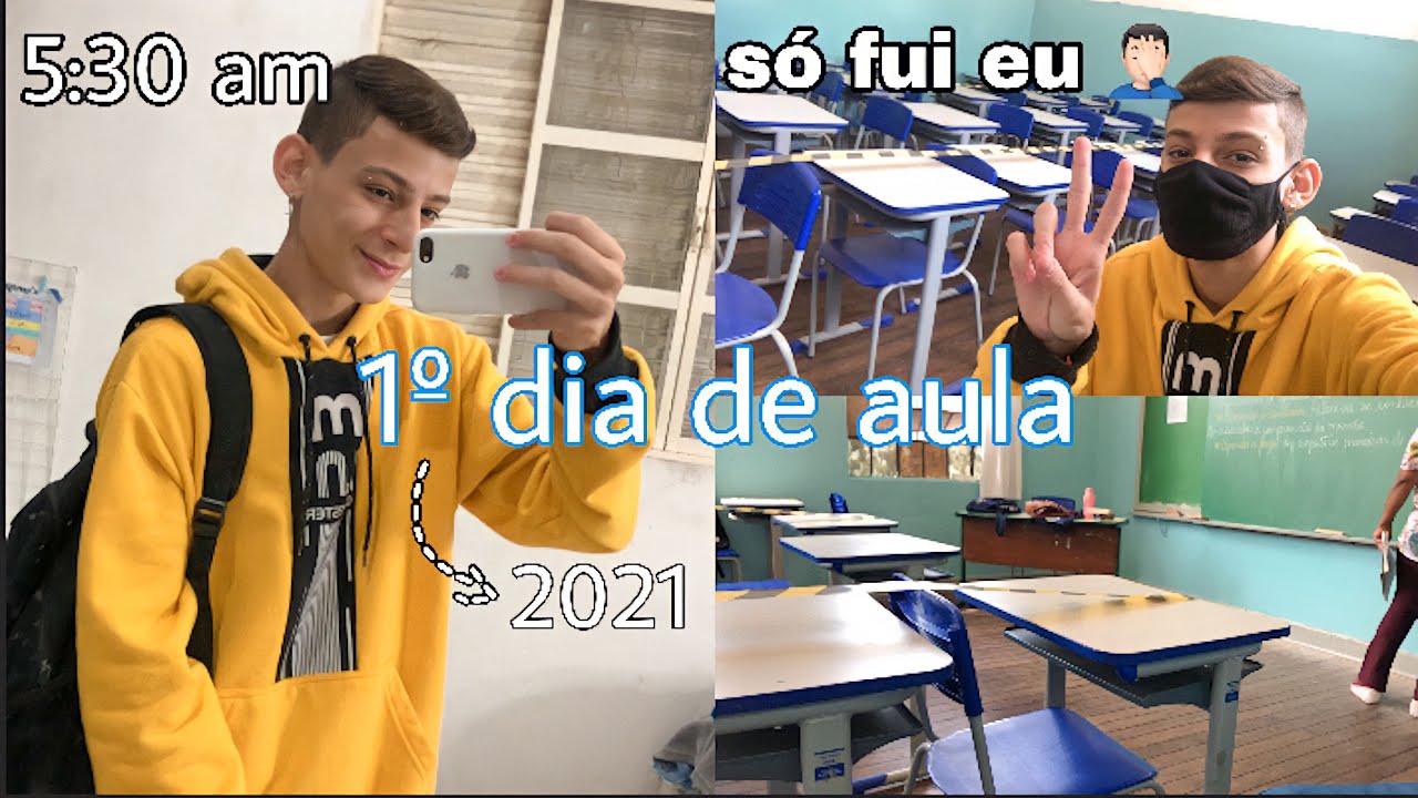 1º dia de aula (presencial) rotina + vlog - só foi eu 😅🤦🏻‍♂️