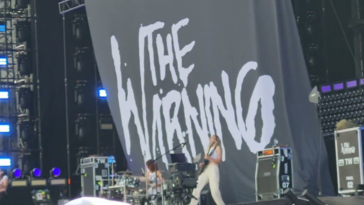 The Warning - CHOKE - 25/06/23 live Milton Keynes Bowl Muse support 2023