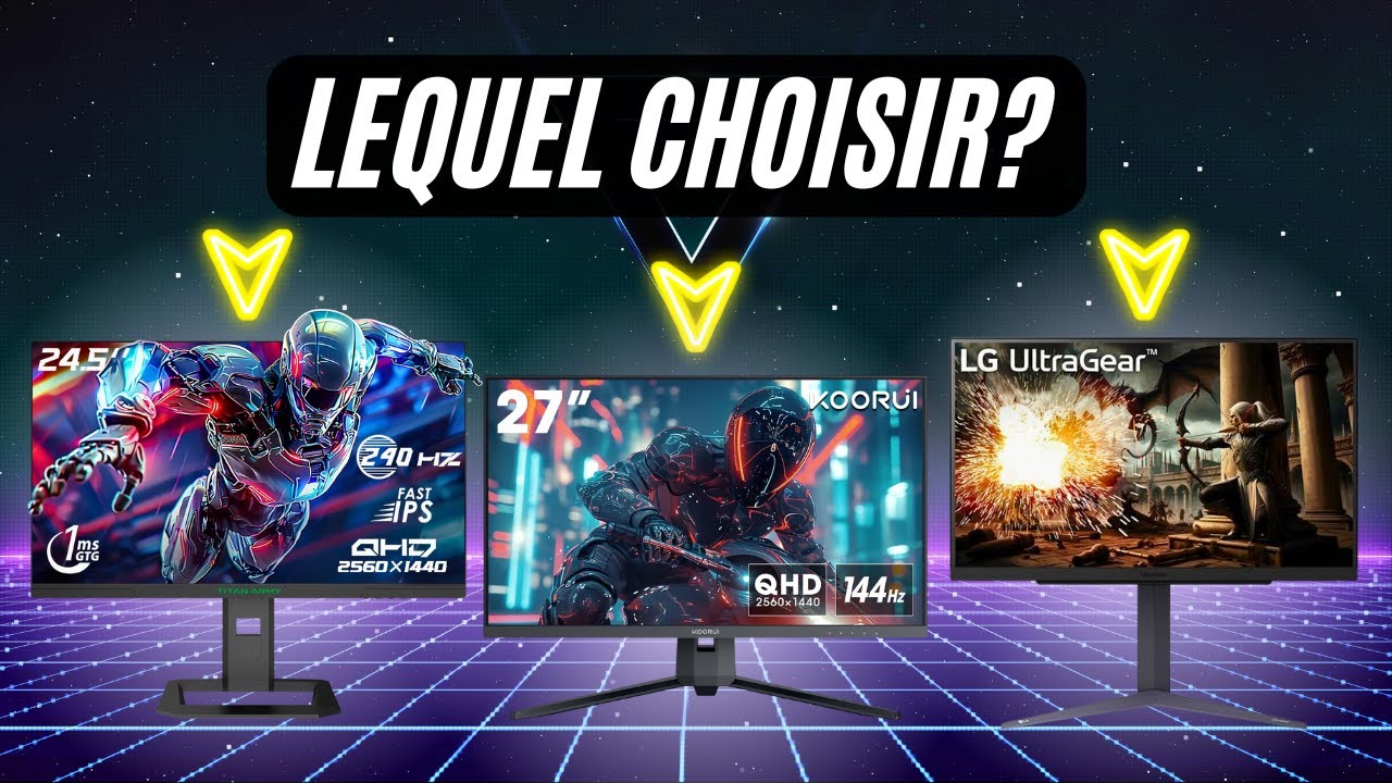 Meilleur &Eacute;cran PC Gaming 1440p 2025