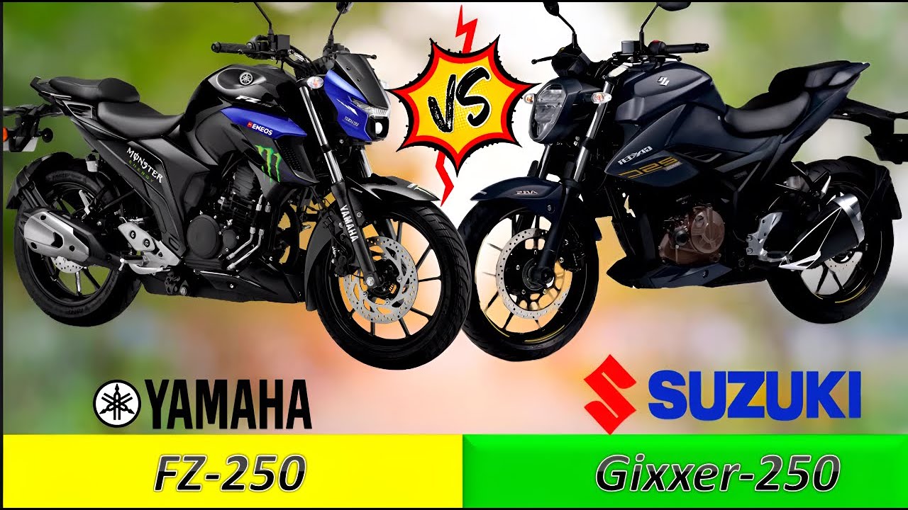 Yamaha FZS 25 vs Suzuki Gixxer 250 comparison-Know Which Is Better!