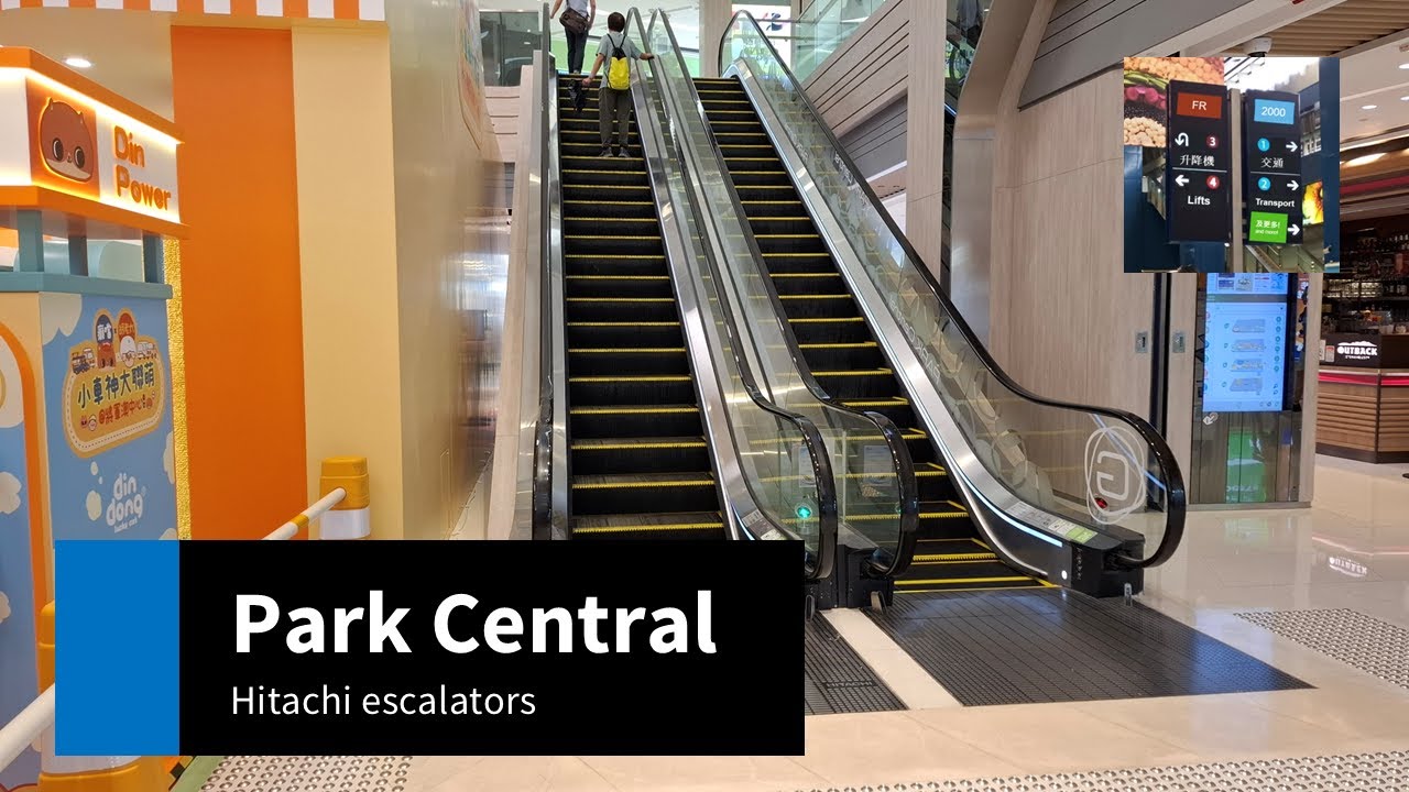Hitachi escalators - Park Central, Tseung Kwan O
