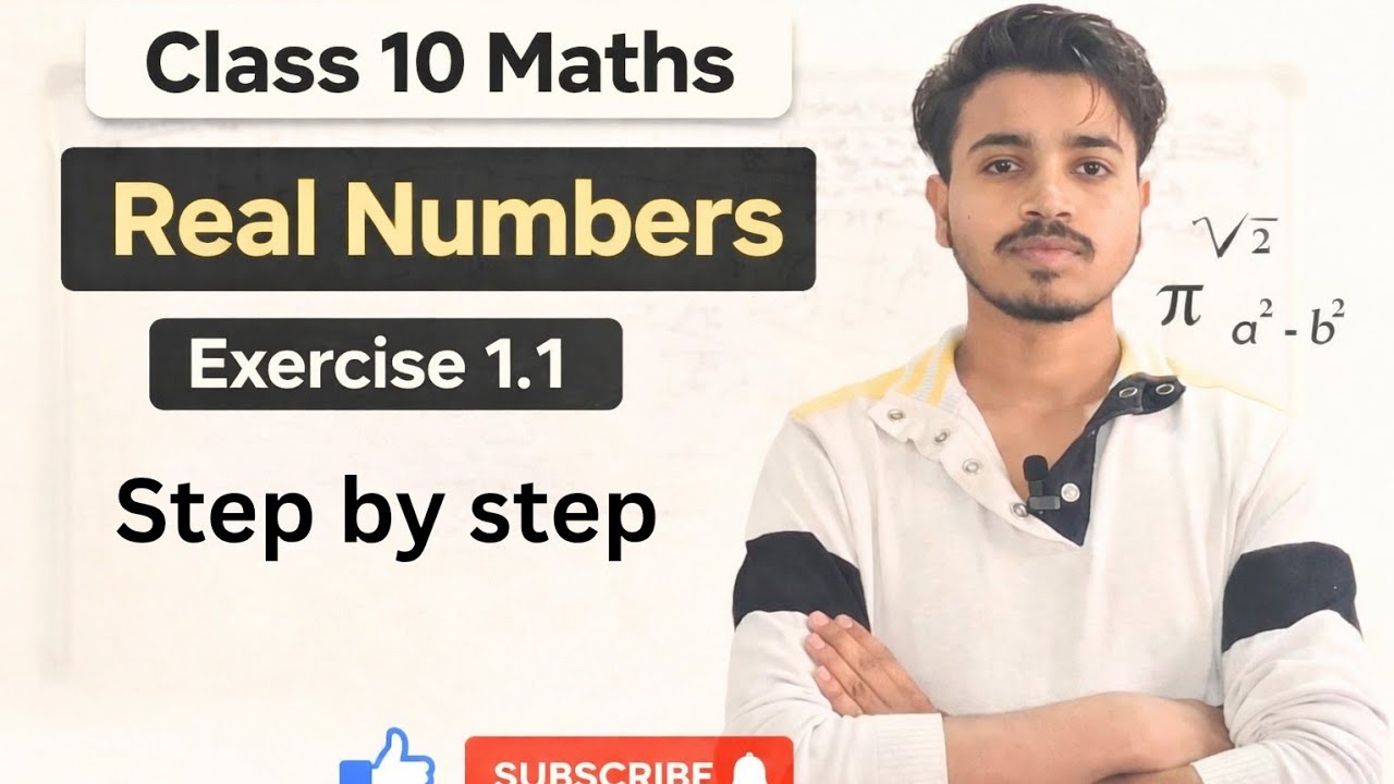 Real Numbers Exercise 1.1 | Class 10 Maths Chapter 1 | Easy Method