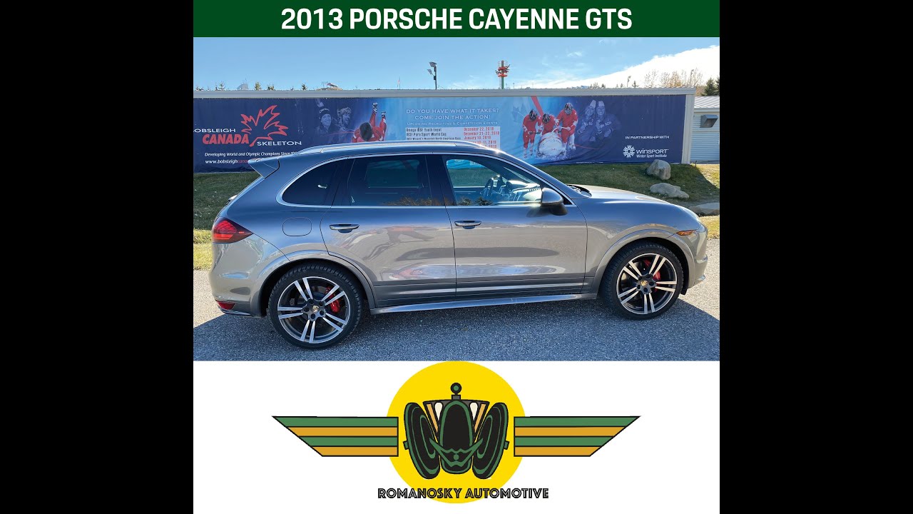 2013 Porsche Cayenne GTS, Meteor Grey on Charcoal Leather/Alcantara MSRP $121k