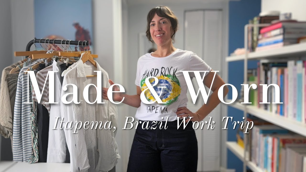 What I Made & Wore in Brazil | Itapema Work Trip Wardrobe
