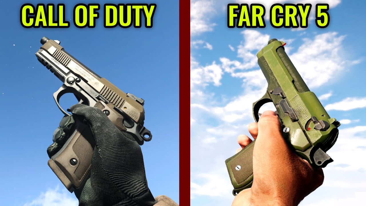 FAR CRY 5 vs COD Modern Warfare 2019 - Weapon Comparison