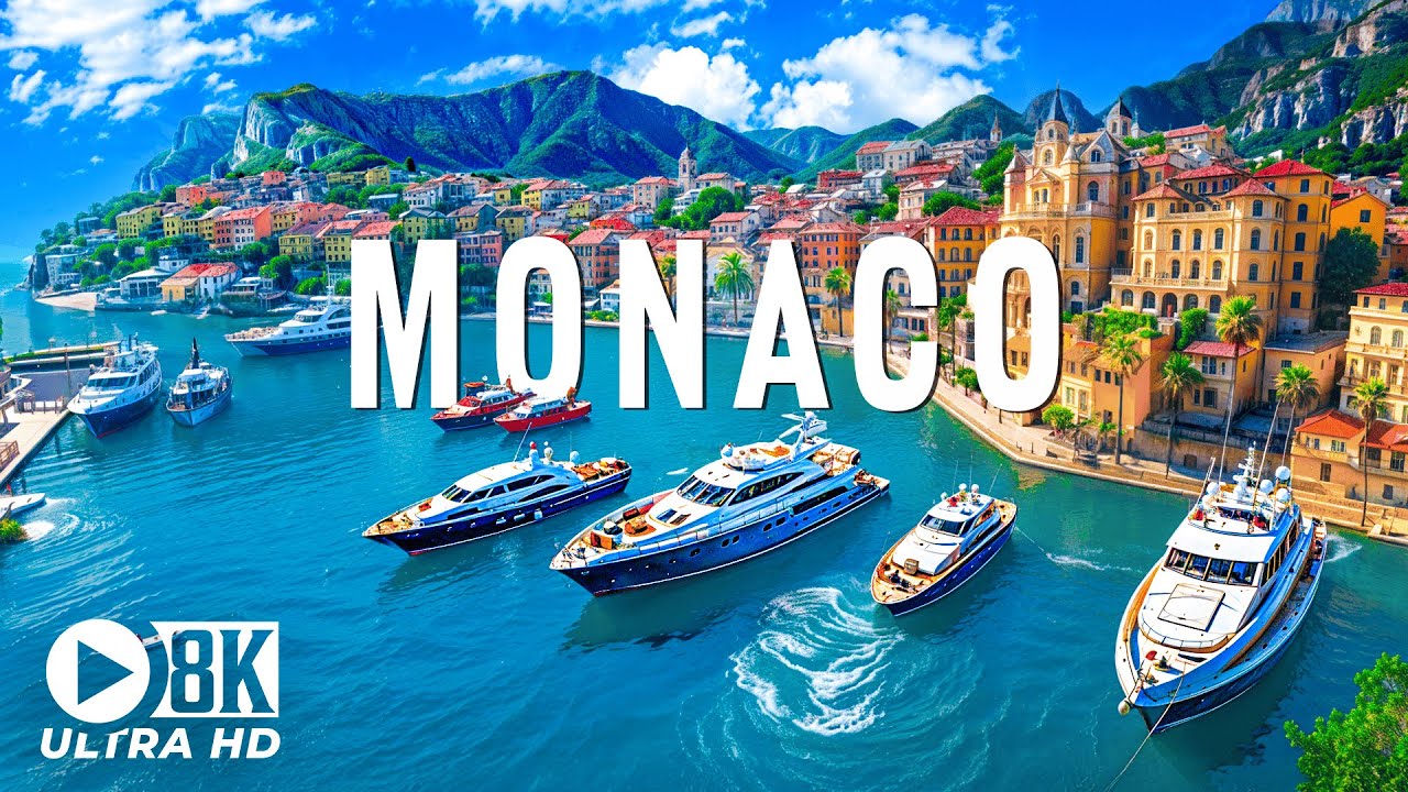 Monaco 8K UHD – Explore The Top Resort For The Elite: The World's Most Luxurious Marina
