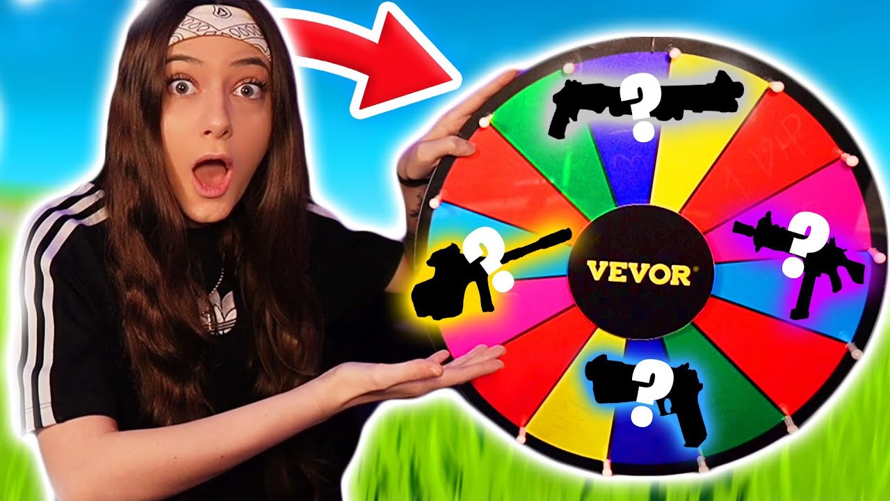 LA RUOTA DELLA FORTUNA SCEGLIE le MIE ARMI su FORTNITE !! *challenge* 😱