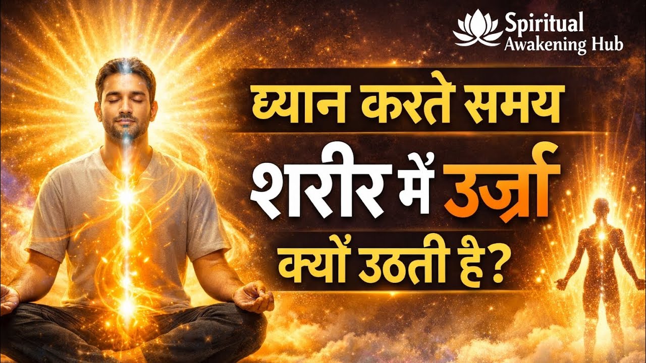ध्यान करते समय शरीर में ऊर्जा क्यों उठती है? | Kundalini Awakening Explained | #meditationenergy