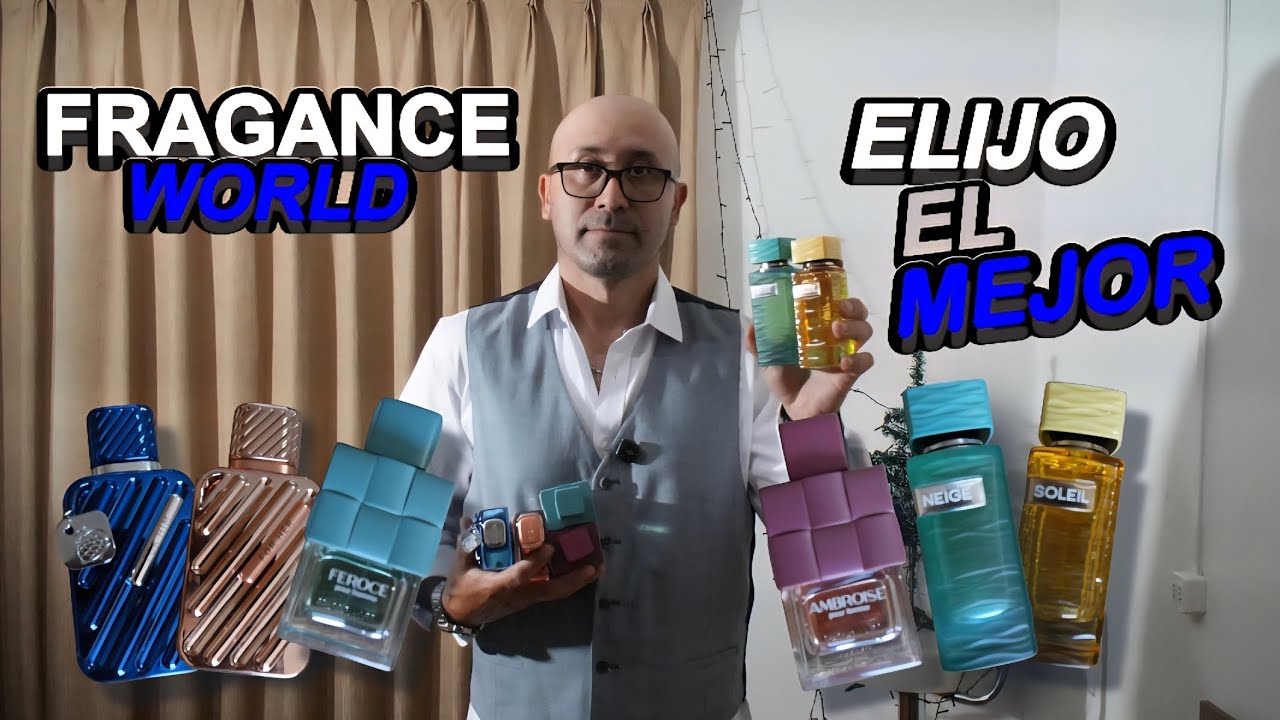 6 Perfumes Fragance World, elijo el Mejor
