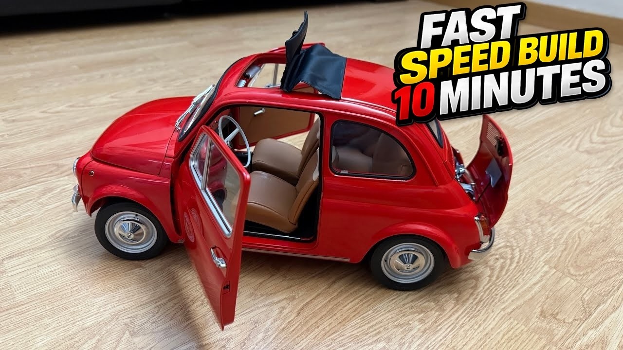 Fiat 500 - Hachette - Fast Speed Build - 10:00 Minutes!!!