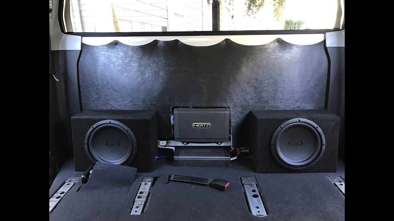 2017 Toyota Tundra custom stereo system and enclosures