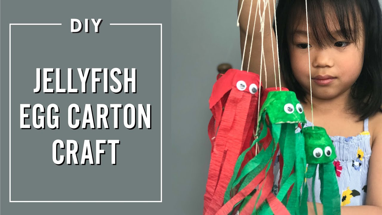Jellyfish Egg Carton Craft | Craft with Kids