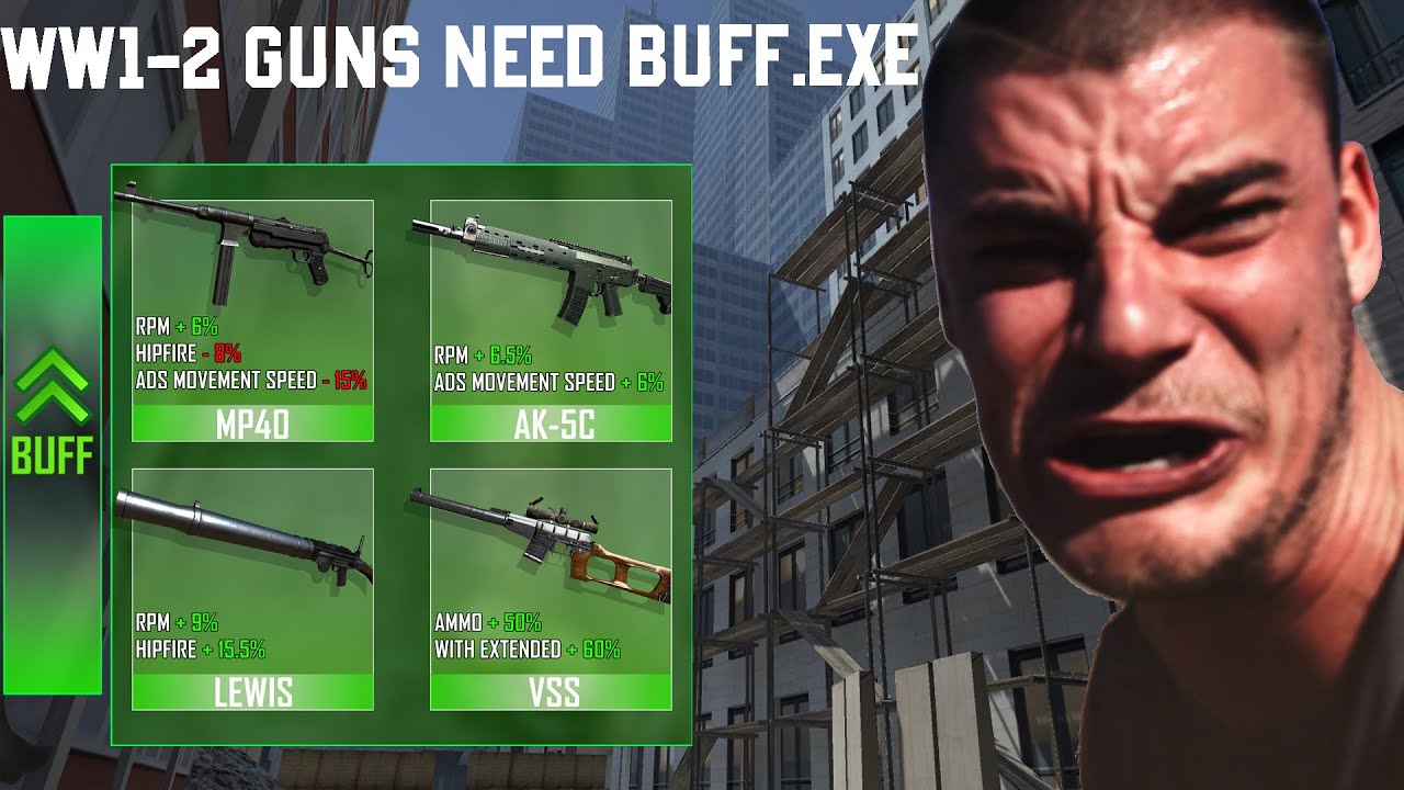 WW1-2 guns need buff.exe