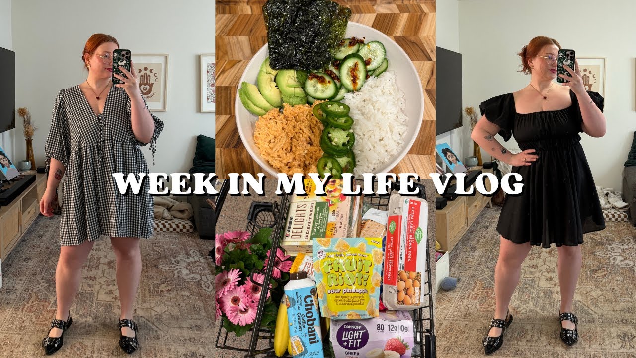 week in my life: office outfits, lunchbox ideas, easy dinners