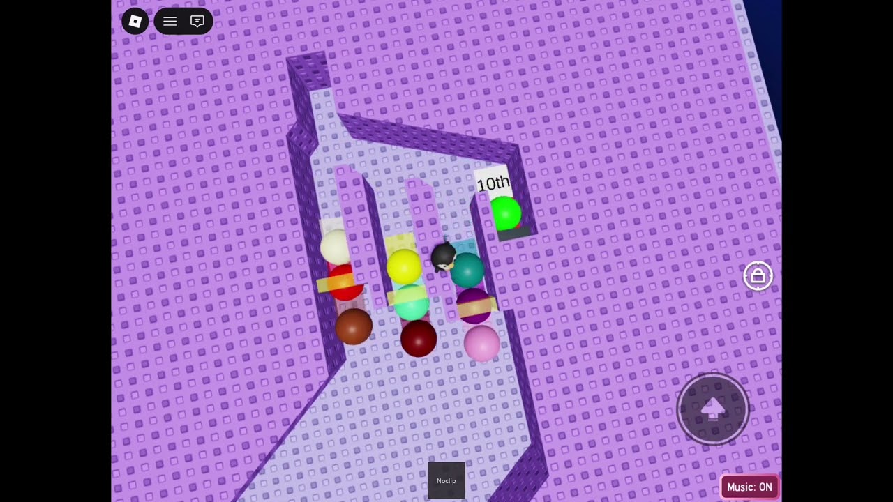 Marble Race in Roblox - speeding up our voices