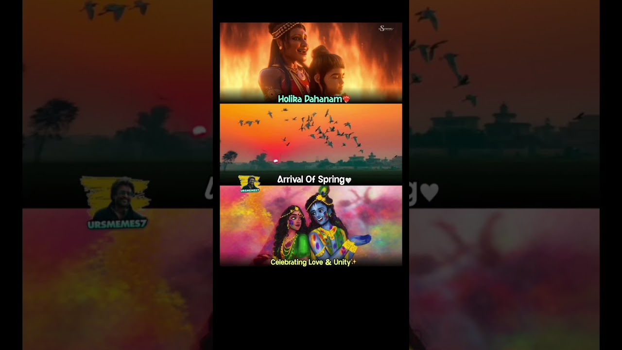 Holi The celebration of Love and Unity #holi #rangbarse #indian #unity #love