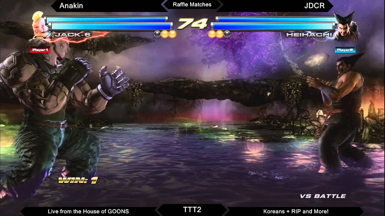 Турнир Tekken Tag Tournament 2 - Энакин против JDCR (перед MLG в Далласе!)
