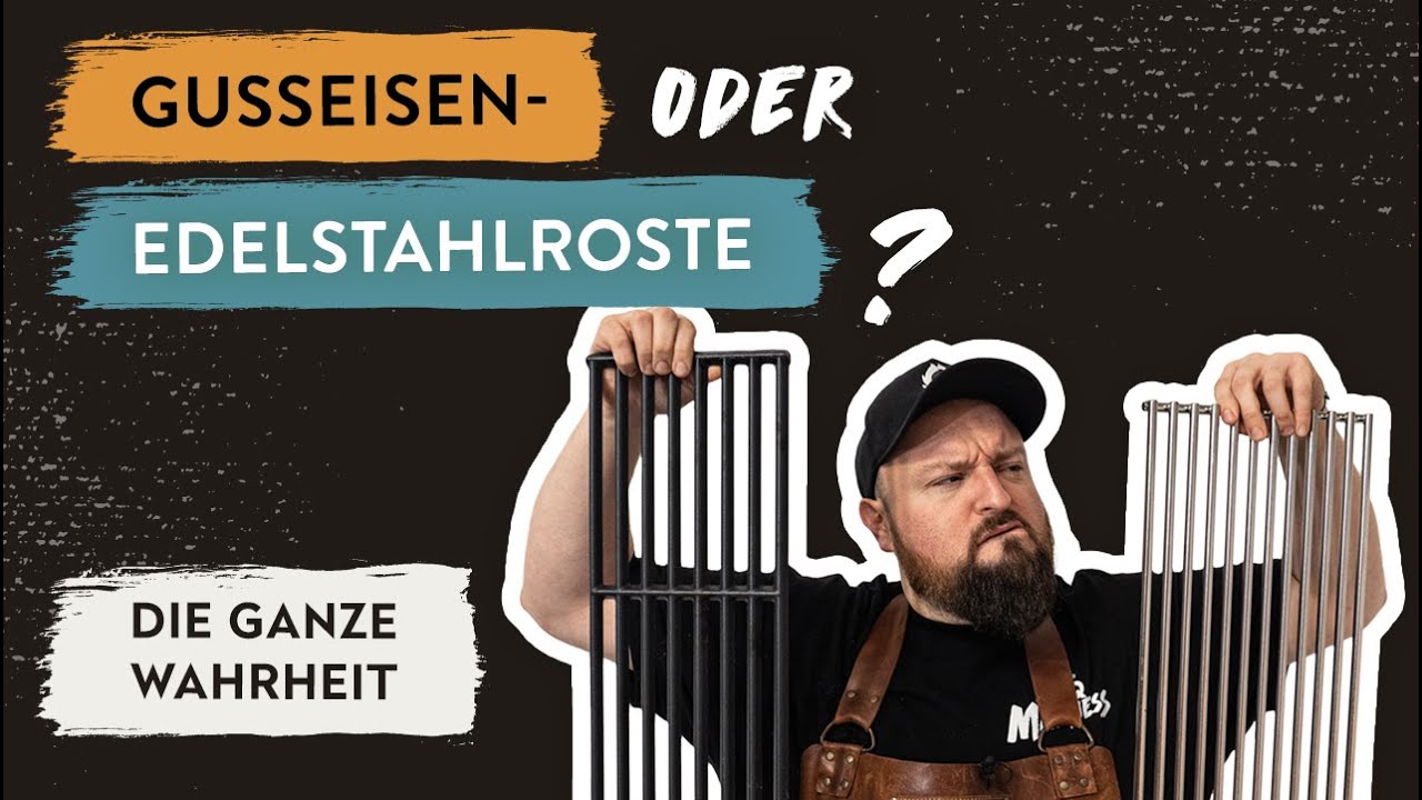 Gussrost vs Edelstahlrost | Vergleich und alle Vor- & Nachteile