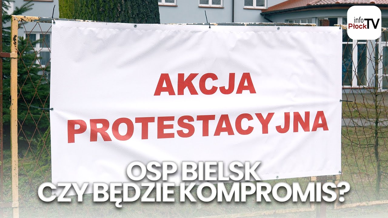 Akcja protestacyjna OSP Bielsk - Czy będzie kompromis?