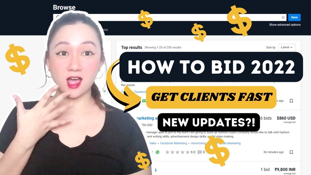 How to Bid 2022 and Get Clients Fast | Freelancer.com Website