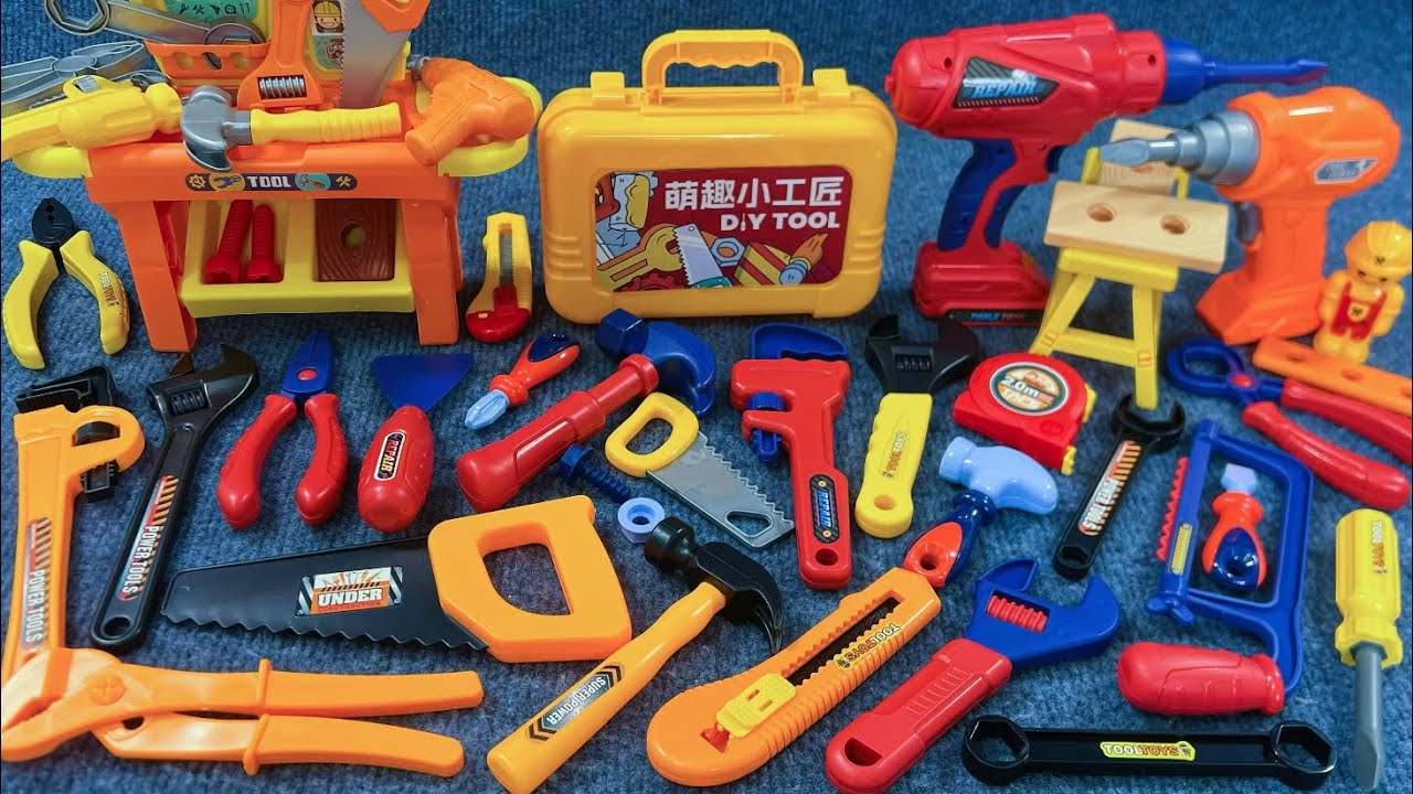 10 min to open the box,satisfied with the electric screwdriver,screw assembly toolbox |Toy Review  