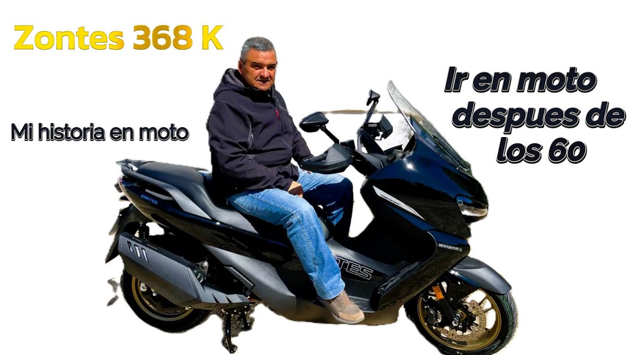 Zontes 368K | Ir en moto después de los 60 🚀 Mi historia motera