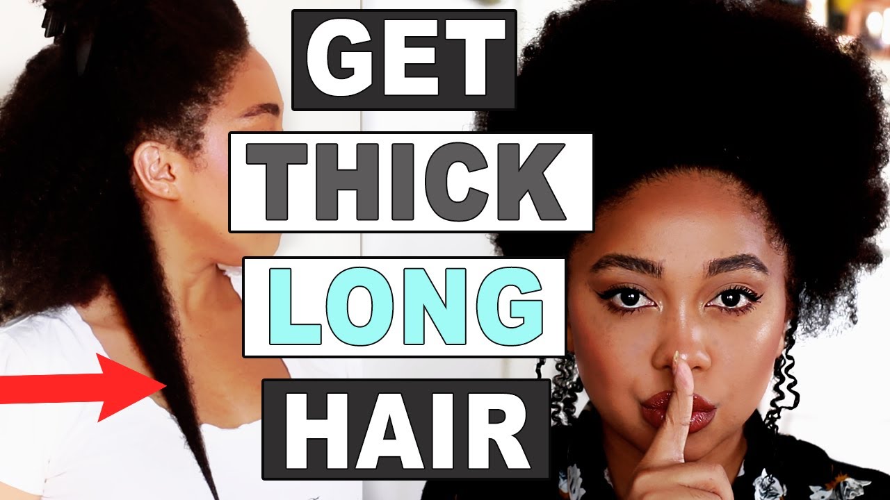 6 TIPS TO MAKE YOUR NATURAL HAIR THICKER, LONGER, AND FULLER!  YOUR HAIR WILL GROW LIKE CRAZY!