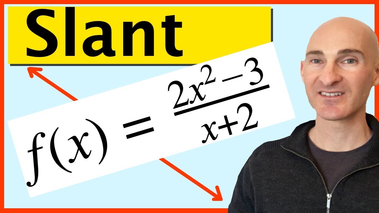 How to Find Slant Asymptote of a Rational Function