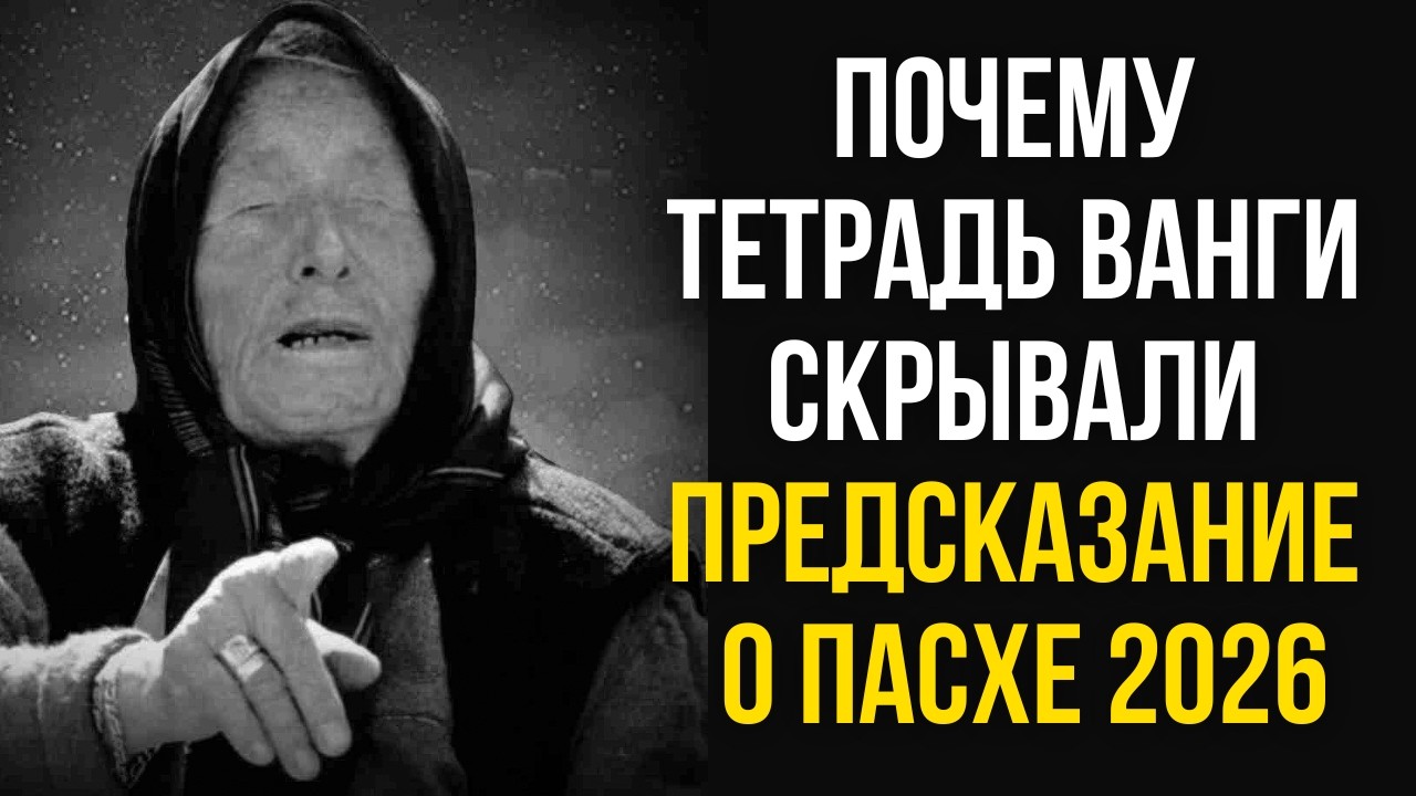 Почему Тетрадь Ванги скрывали предсказание о Пасхе 2026