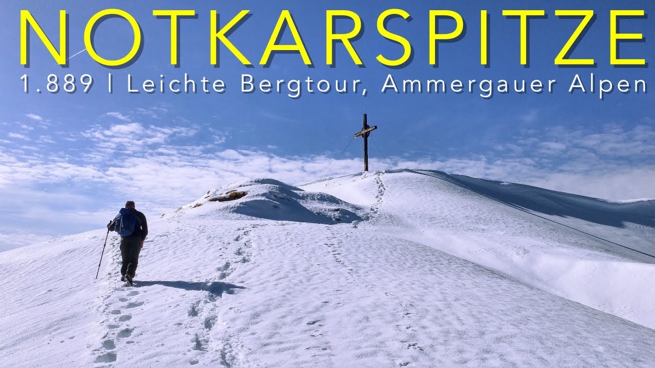 Notkarspitze, 1.889, leichte Bergtour, Ammergauer Alpen 4K
