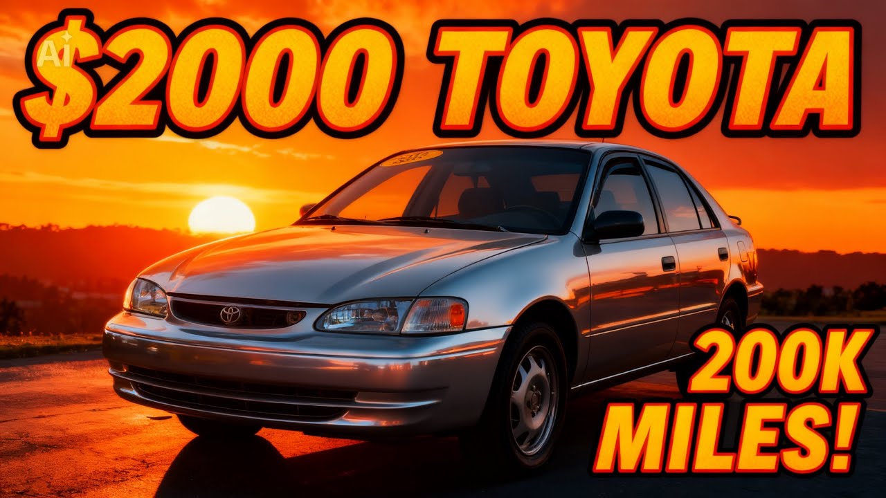 Toyota Corolla for $2000??? INSANE VALUE 