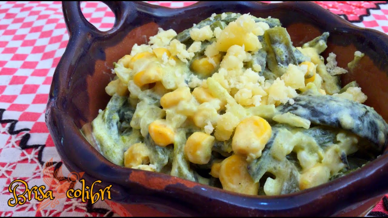 RAJAS con crema y elote | Brisa colibrí