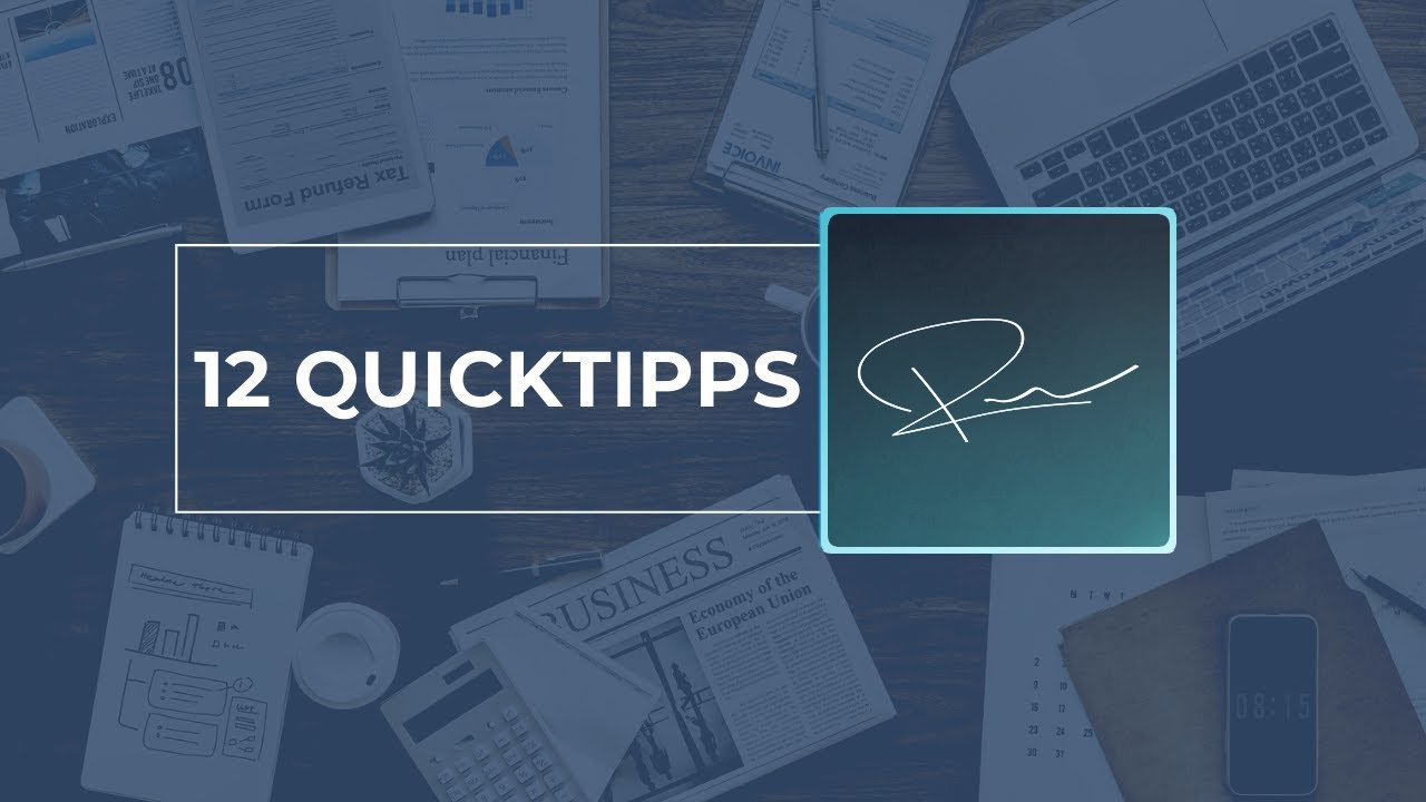 12 #Photoshop Quicktipps