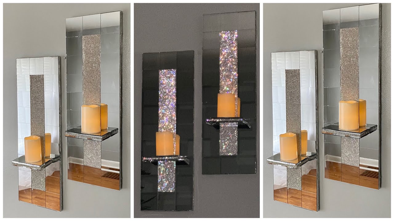 Wall Sconce DIY | Glam Room Decor DIY