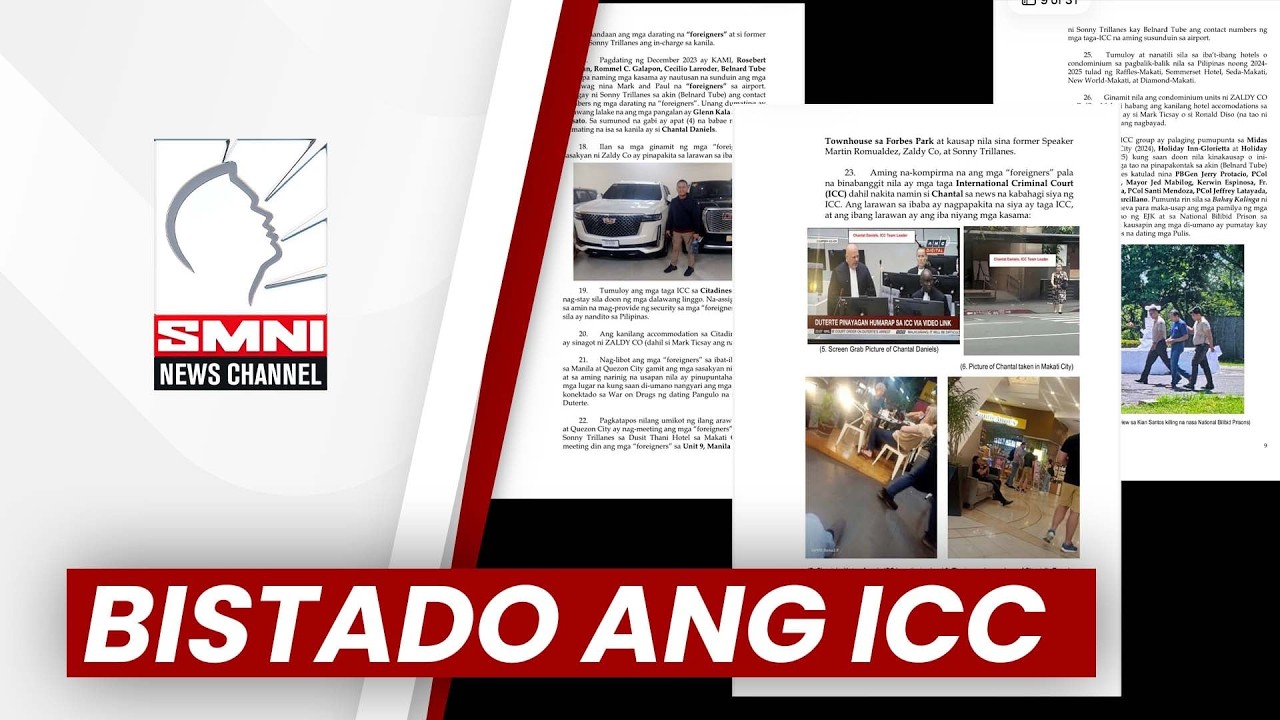 Ebidensya ng pagpunta ng ICC investigators sa bansa, inilutang