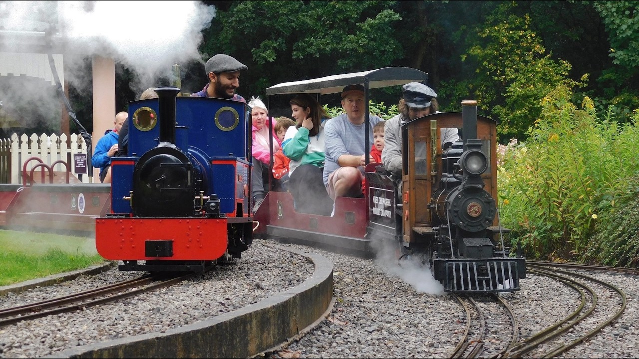 First Visit to the Abbeydale Miniature Railway - September 2024 #trains #steamtrains #railway