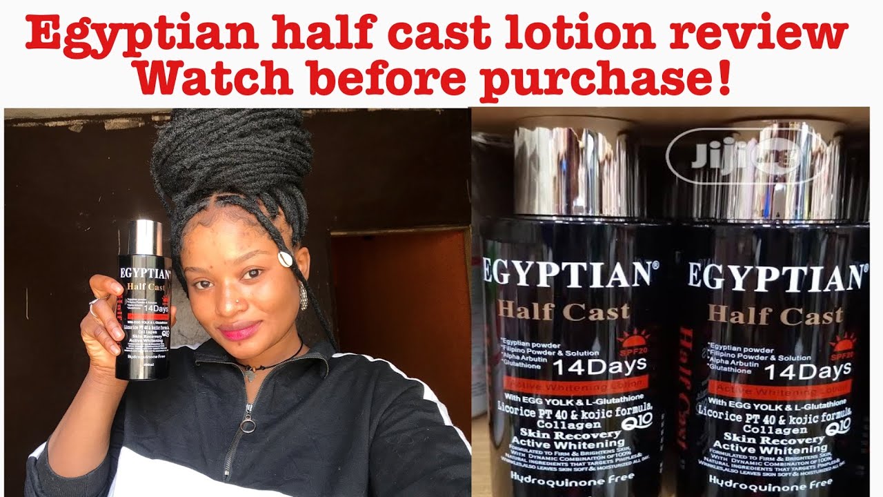 Egyptian half cast lotion review/Egyptian secret half cast lotion review/fake vs original