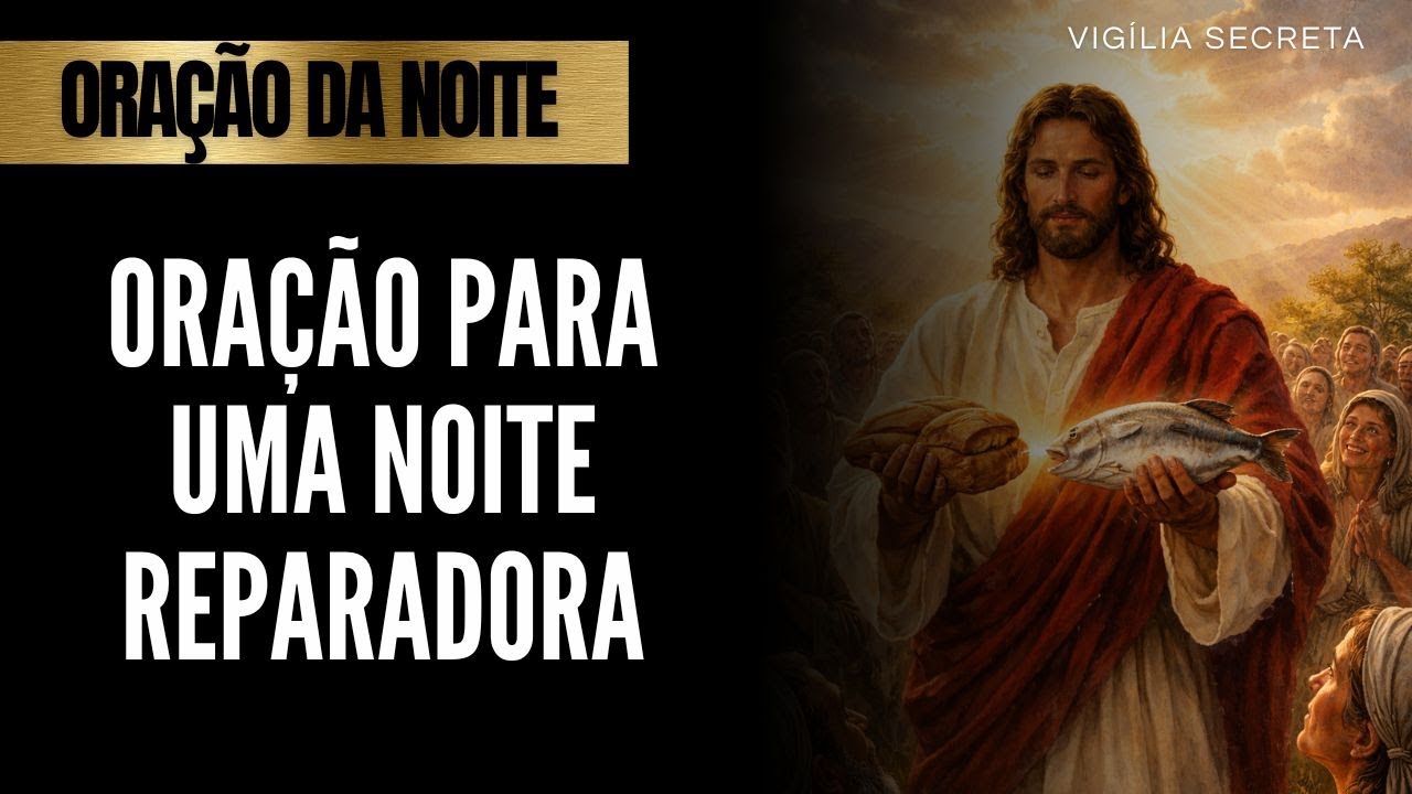 ORAÇÃO DA NOITE - SINTA A PAZ DE DORMIR SENDO GRATO A DEUS!