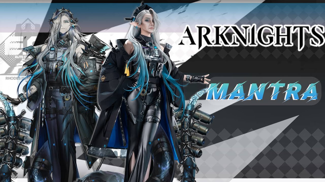 ⚙️🖤Arknights Cosplay Mantra Cosplay Costume Premium Edition showcase⚙️🖤 