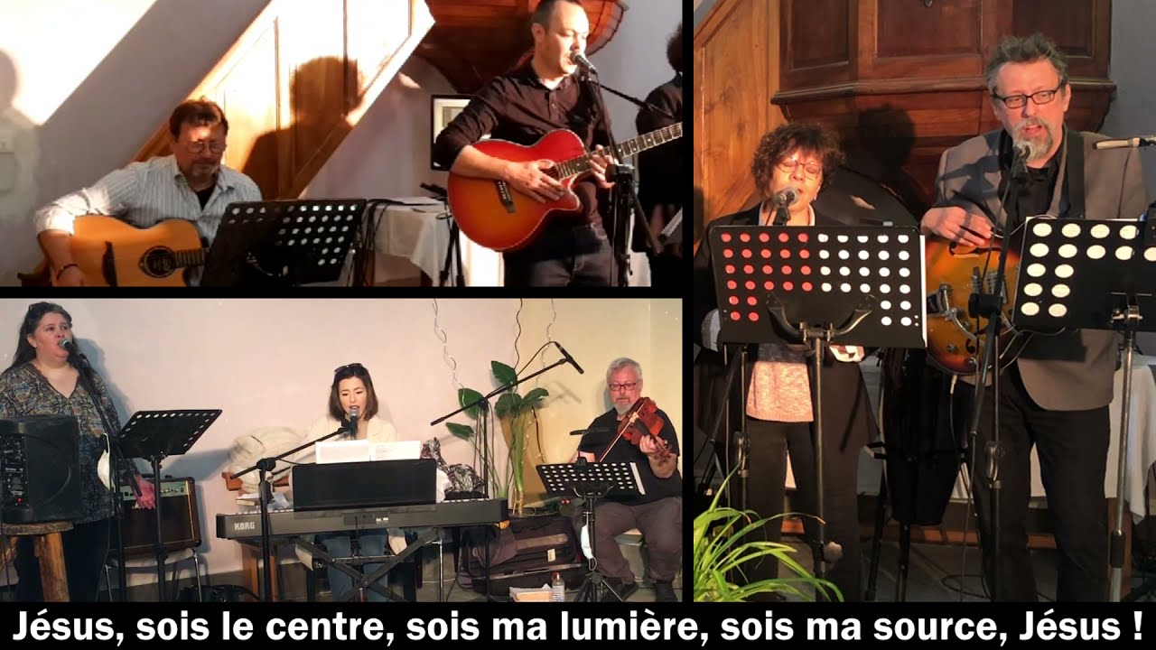 JÉSUS, SOIS LE CENTRE [avec paroles] - Louange au Temple de St-Hilaire-de-Brethmas