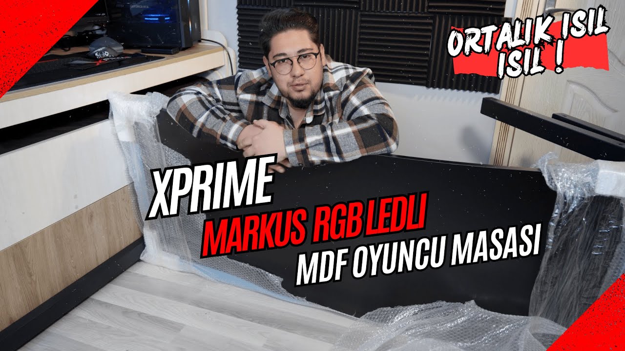 Xprime Markus 160cm RGB LEDli Mdf Oyuncu Masası İncelemesi | Oyun Deneyiminizi Zirveye Taşıyın!