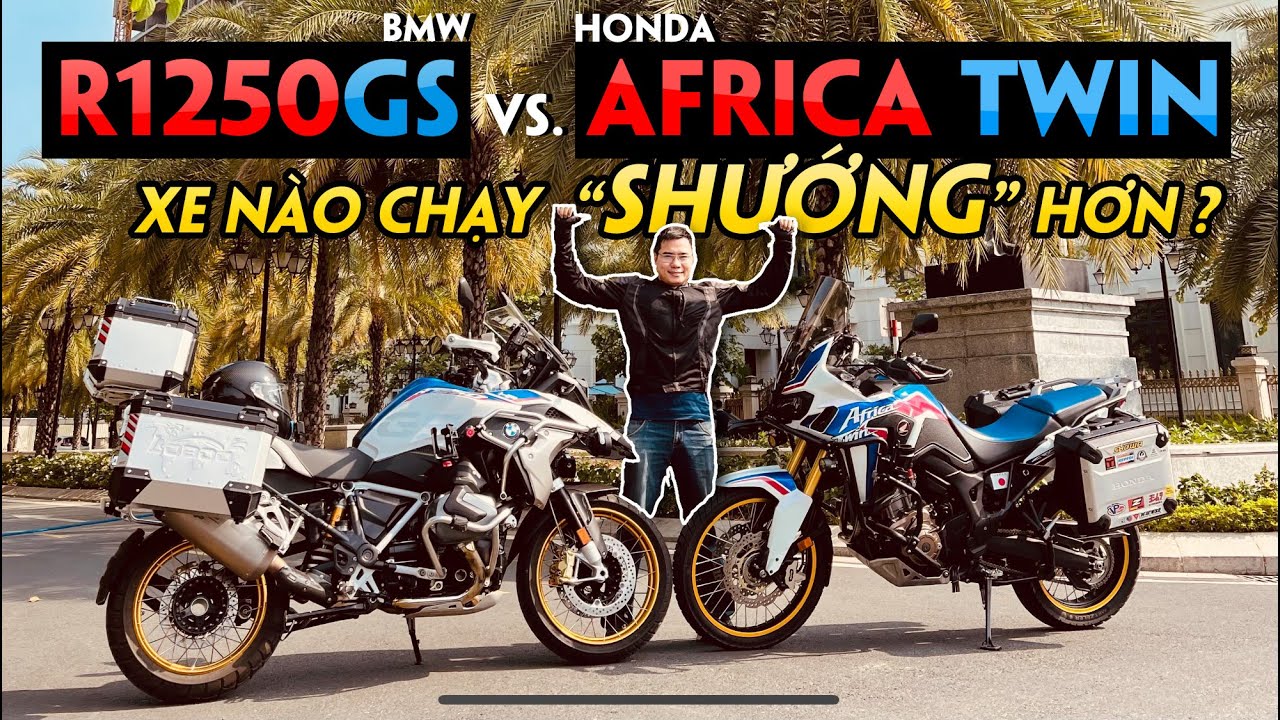 So sánh BMW R1250GS vs. Honda Africa Twin | Xe nào chạy 