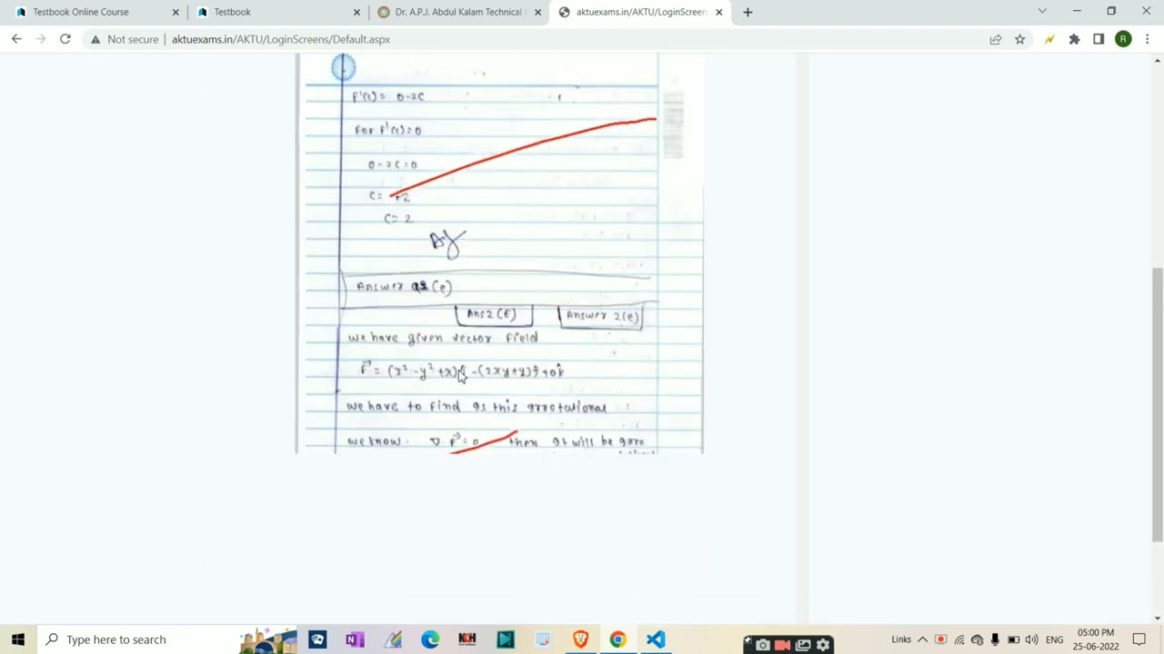 Aktu Challange Evaluation Stage 1 Copy,Kaise Check hoti h Dekhe,Math 1 B.Tech