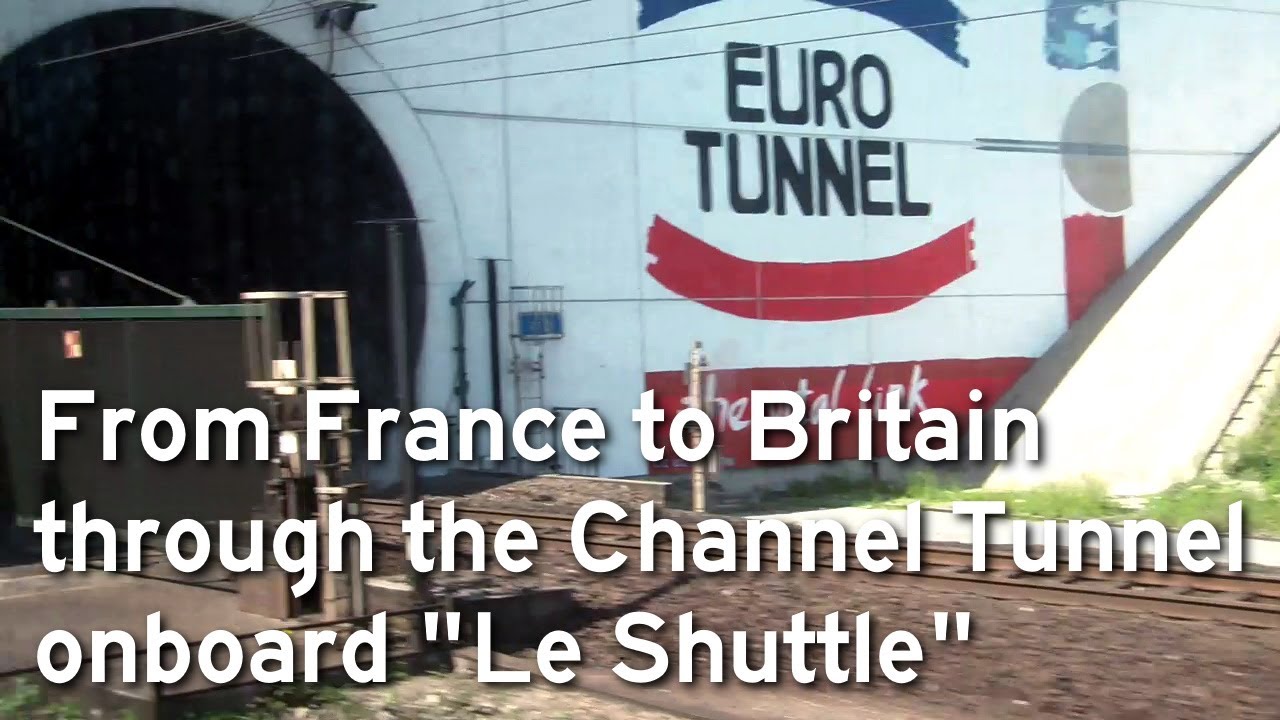 From France to Britain through the Channel Tunnel onboard Le Shuttle