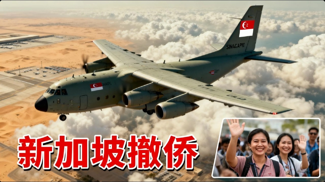 震撼全紀錄｜新加坡空軍兩次撤僑，299 名同胞平安歸家，小國也有大擔當✨