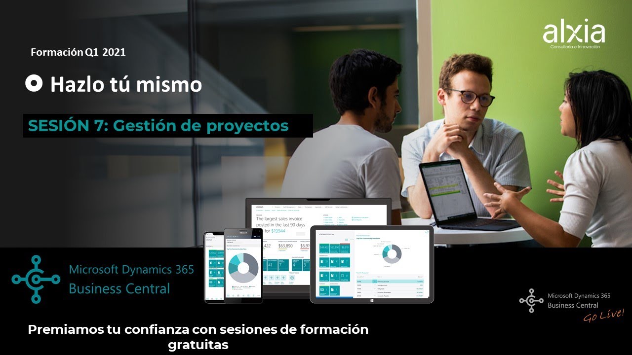 7/7 Curso Microsoft Dynamics 365 Business Central: Módulo de proyectos (ampliado)