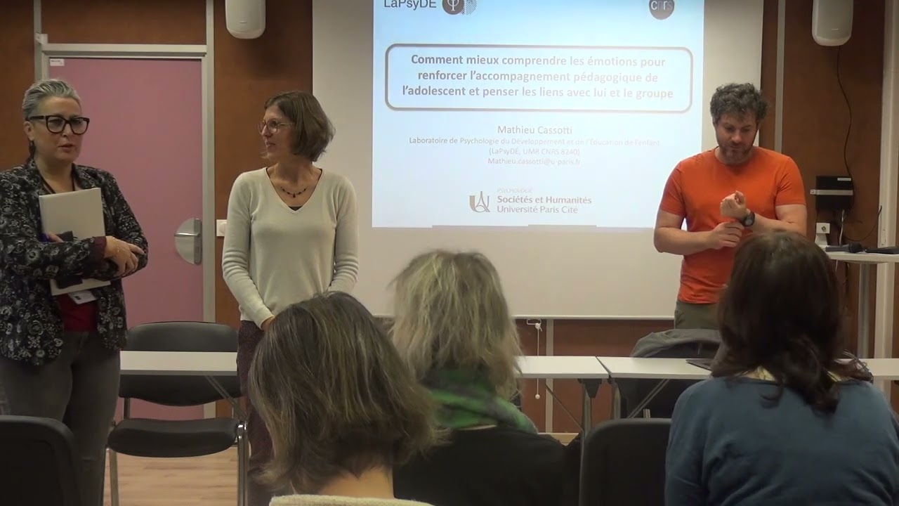 M.  Cassotti : Introduction et programme de la conférence